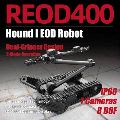 Multifunctional Compact EOD Robot for Bomb Disposal